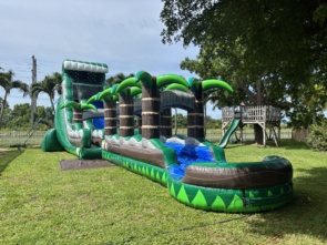 Emerald Crush Water Slide w/ Slip N Slide