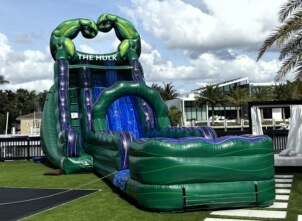 Little Hulk Water Slide 22ft DL